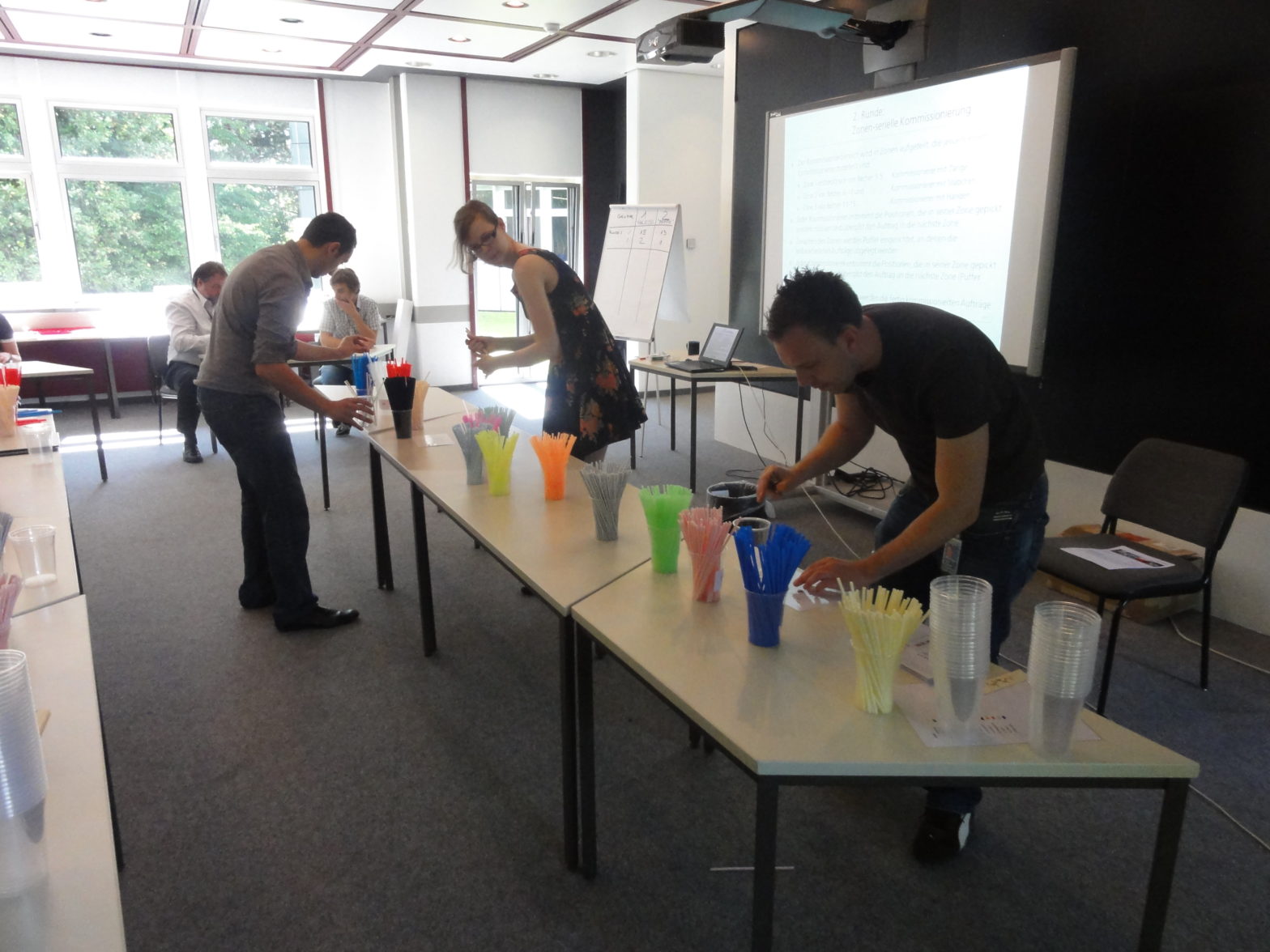 Kommissionierspiel im Inhouseseminar